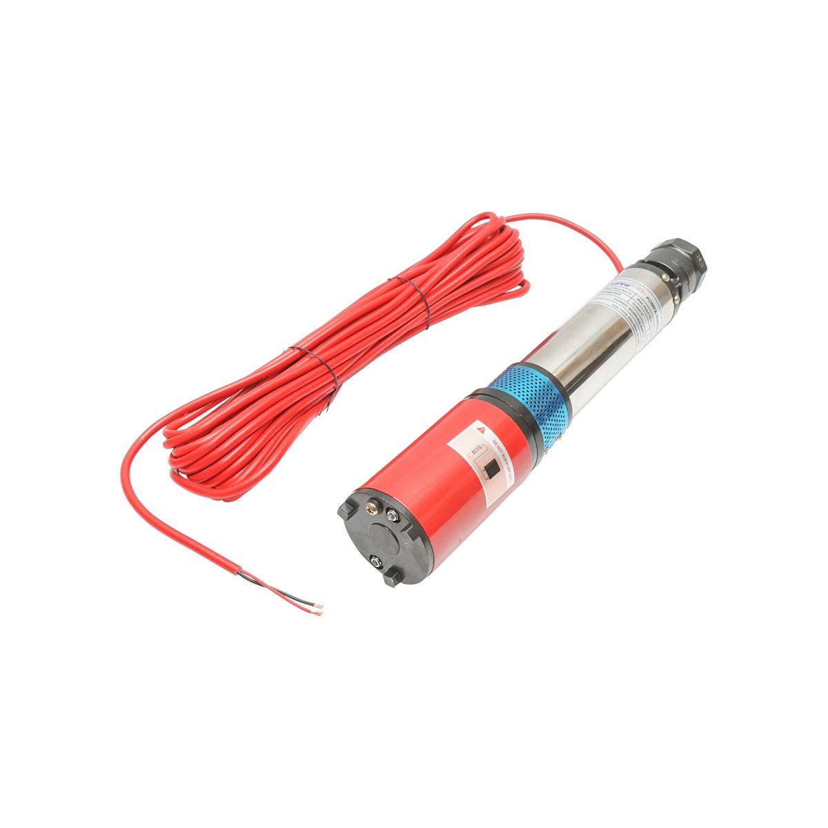 Pompa apa submersibila pentru panou solar 24V/300W 8A debit 4m3/h, D80mm Pompa apa submersibila pentru panou solar 24V/300W 8A debit 4m3/h, D80mm